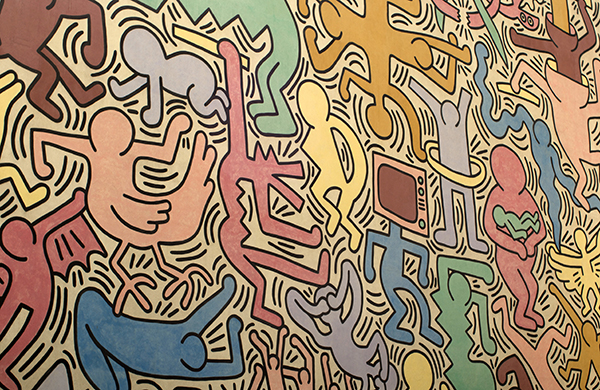 A Keith Haring artwork