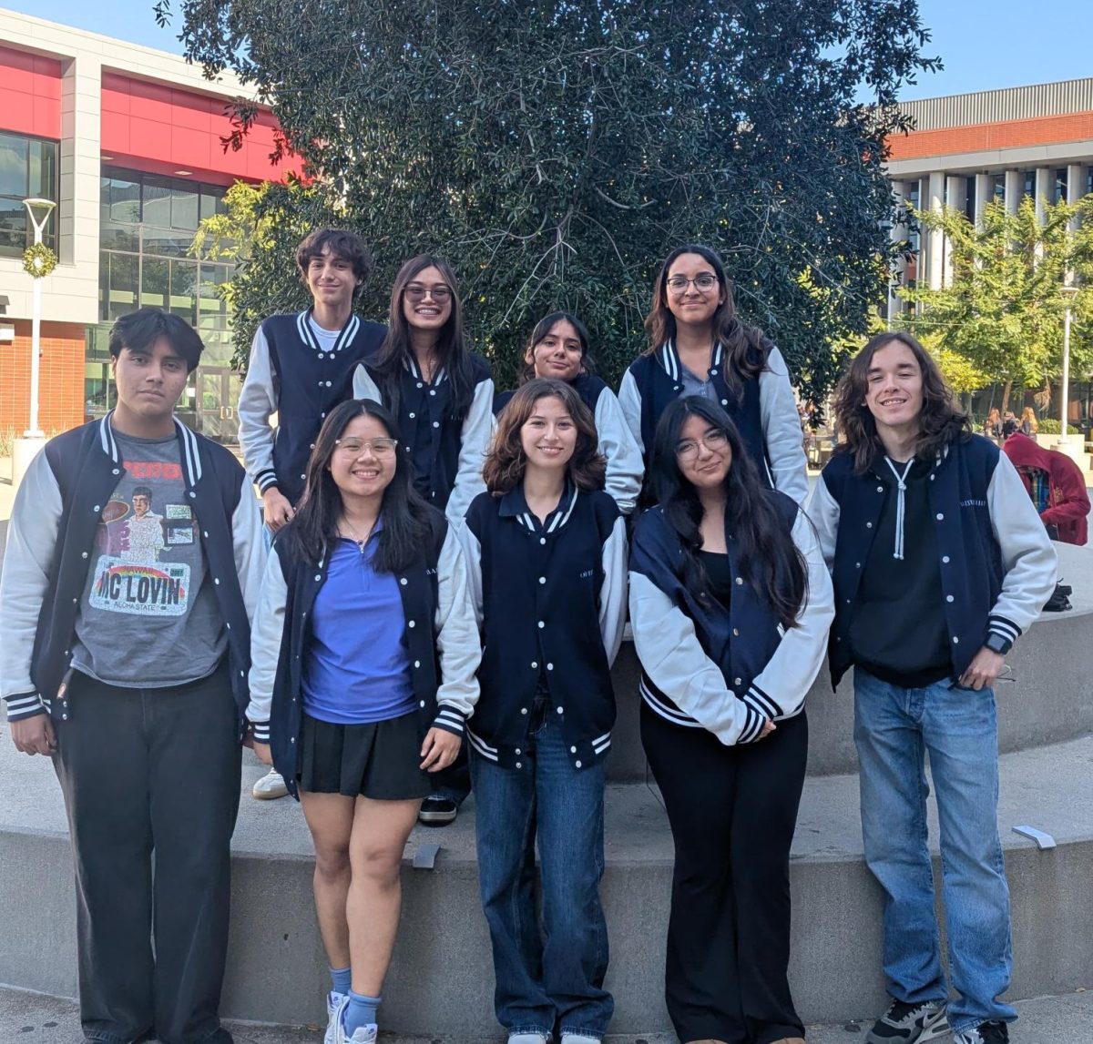 Front row (L to R) - Mario Martinez, Justine Samantha Relona, Guadalupe Ortiz, Marlyn Barajas, Alexis Westermeller. Back row - Carlos Linarez, Penny Leviste, Allison Prudencio, Victoria Vásquez